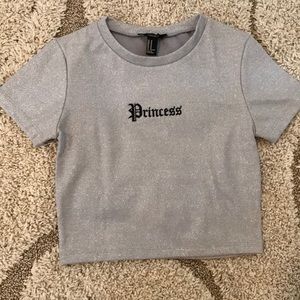 Forever 21 Sparkly Princess Shirt